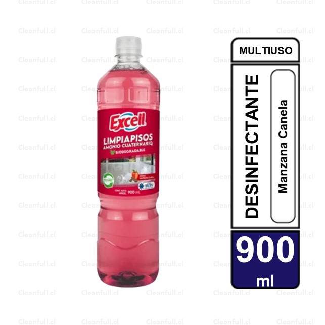 LIMPIA PISOS EXCELL MANZANA CANELA 900ML