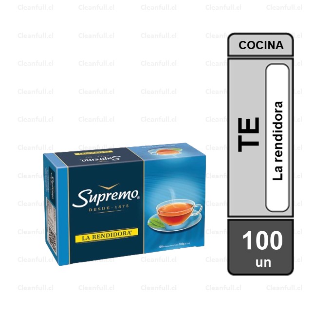 TE SUPREMO LA RENDIDORA  CAJA 100 UN