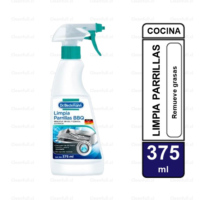 LIMPIADOR PARRILLAS BBQ DR BECKMANN 375 ML