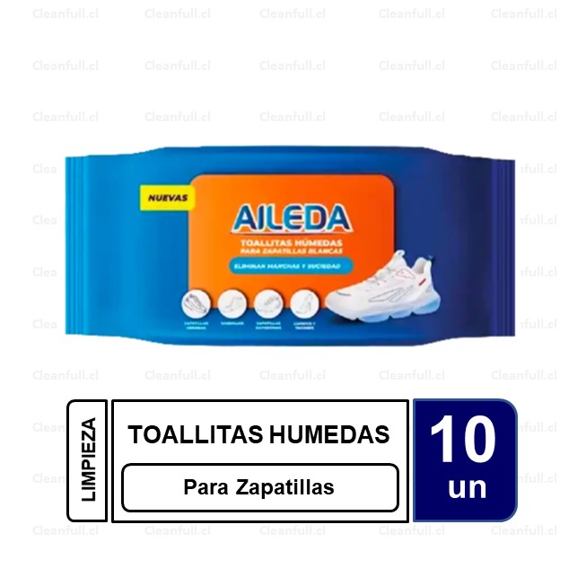 TOALLITAS AILEDA PARA ZAPATILLAS 10 PCS