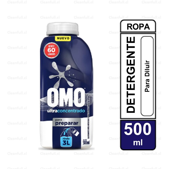 DETERGENTE LIQUIDO OMO PARA DILUIR 500ML