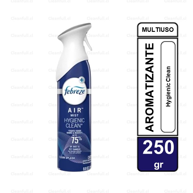 AROMATIZANTE AMBIENTAL FEBREZE HYGIENIC CLEAN 250G