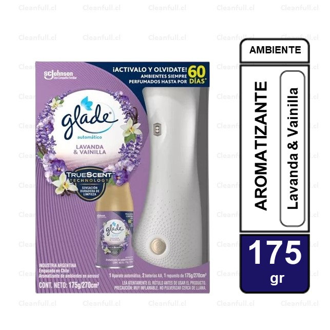 APARATO AUTOMATICO GLADE LAVANDA/VAINILLA 170CC