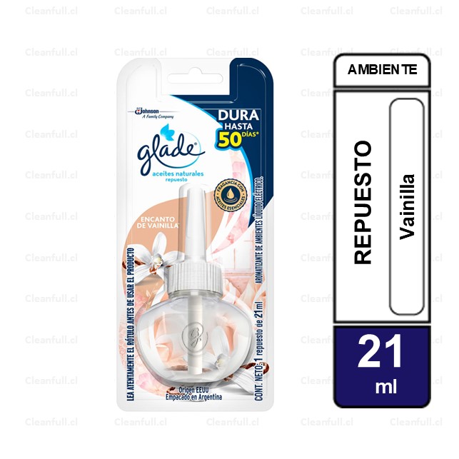 REPUESTO GLADE PARA AUTO AROMATIZANTE VAINILLA