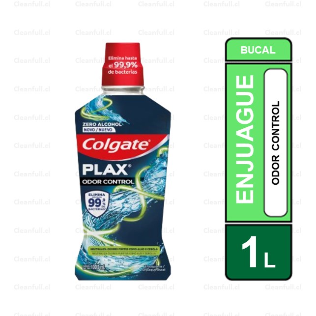 ENJUAGUE BUCAL COLGATE PLAX ODOR CONTROL 1 L