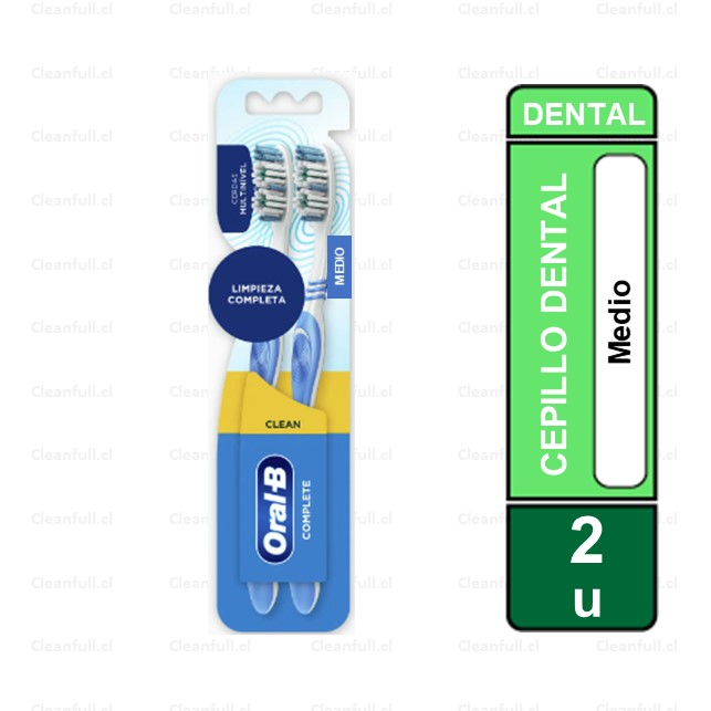CEPILLO DE DIENTES MEDIO ORAL-B  2 UN