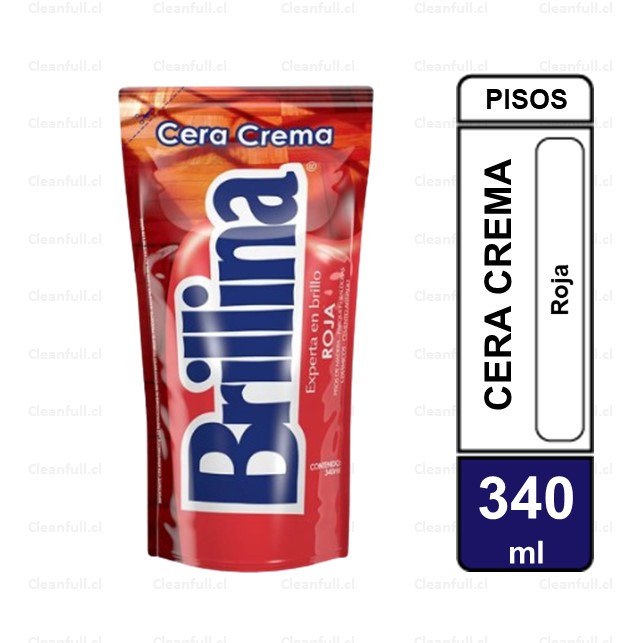 CERA CREMA BRILLINA ROJA  340ML