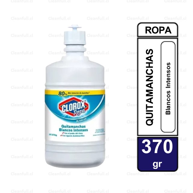 CLOROX QUITAMANCHAS  BLANCOS INTENSOS 370 GR