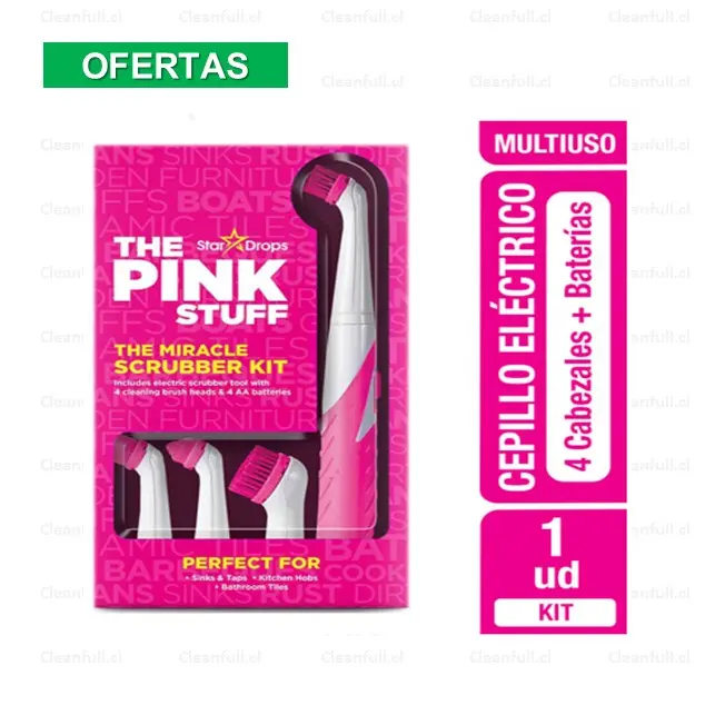 CEPILLO ELECTRICO THE PINK STUFF KIT