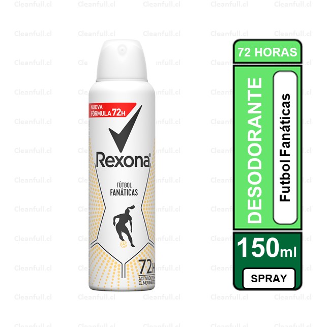 DESODORANTE SPRAY REXONA WOMAN FUTBOL 150ML