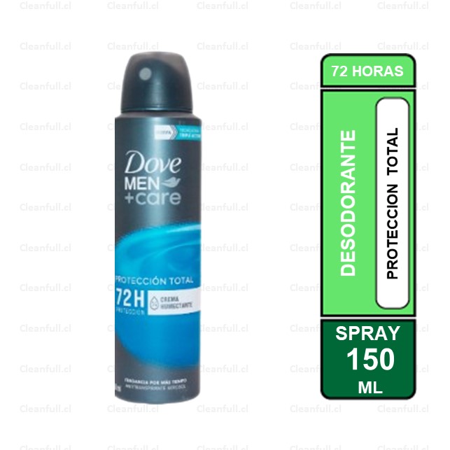 DESODORANTE SPRAY  DOVE  MEN PROTECCION TOTAL 150M