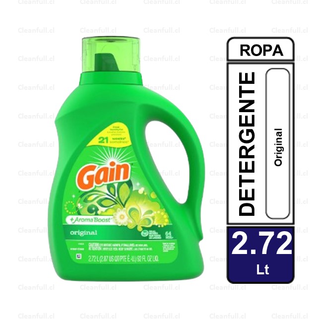 DETERGENTE LIQUIDO GAIN ORIGINAL 2.72 L