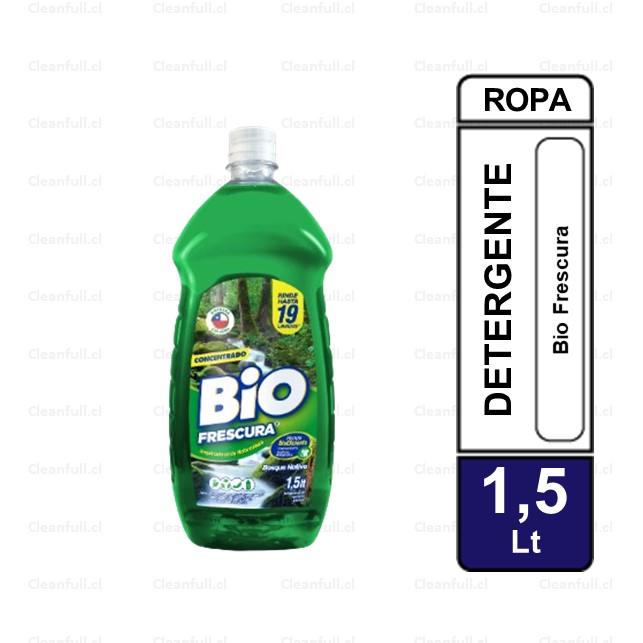 DETERGENTE LIQUIDO BIO FRESCURA VERDE 1.5 LT