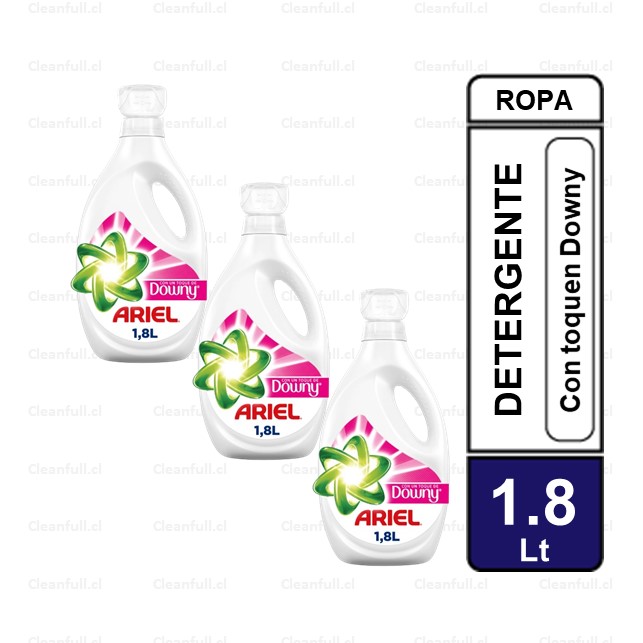 ARIEL LIQUIDO TOQUE DOWNY 1.8 PACK 3