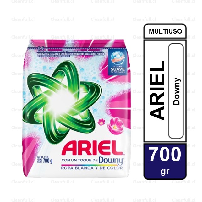 DETERGENTE POLVO ARIEL TOQUE DE DOWNY 700G