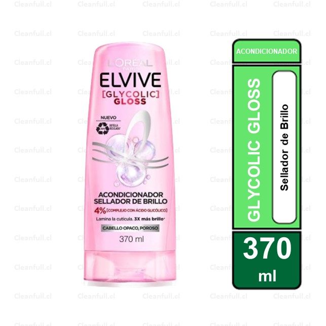 ACONDICIONADOR ELVIVE GLYCOLIC GLOSS 370 ML