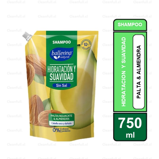 SHAMPOO BALLERINA PALTA & ALMENDRA DOYPACK  750 ML
