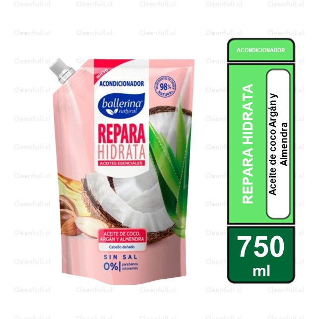 ACONDICIONADOR BALLERINA COCO ALGRAN Y ALMENDRA DOYPACK 750 ML