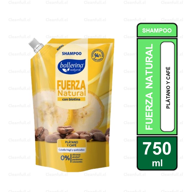 SHAMPOO BALLERINA FUERZA DOYPACK 750ML