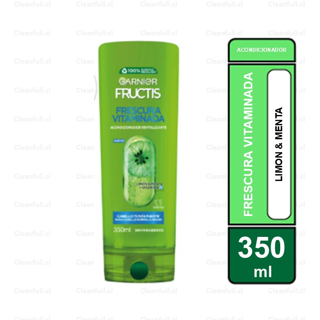 ACONDICIONADOR GARNIER FRUCTIS LIMON & MENTA 350 ML