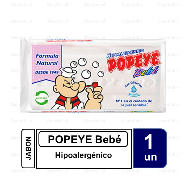 JABON BARRA POPEYE  BEBE 170G