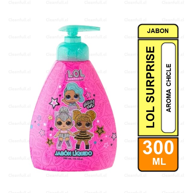 JABON LIQUIDO LOL SURPRISE 300 ML