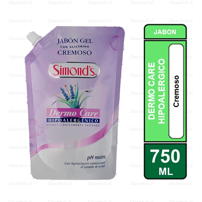 JABON LIQUIDO GLICERINA SIMONDS CREMOSO DOYPACK 750 ML