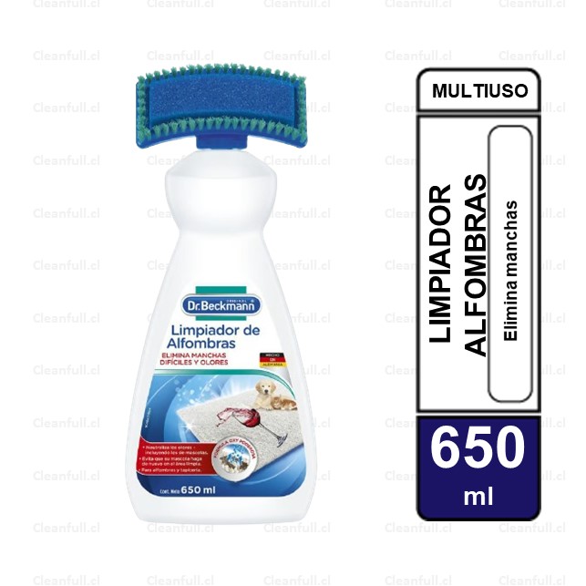 LIMPIADOR DE ALFOMBRAS CON CEPILLO DR BECKMANN 650 ML