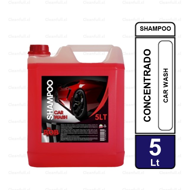 SHAMPOO PARA AUTOS MR ROB CONCENTRADO 5 LT