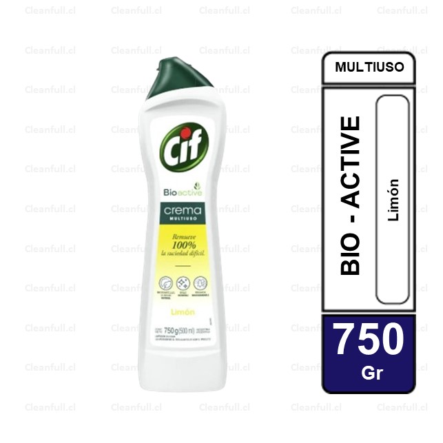 LIMPIADOR CREMA CIF LIMON 750 GR
