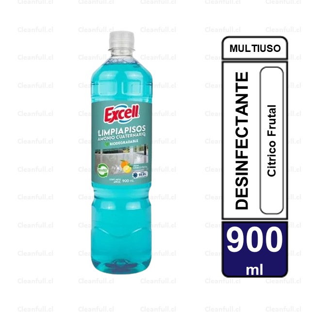 LIMPIA PISOS EXCELL CITRICO FRUTAL 900 ML