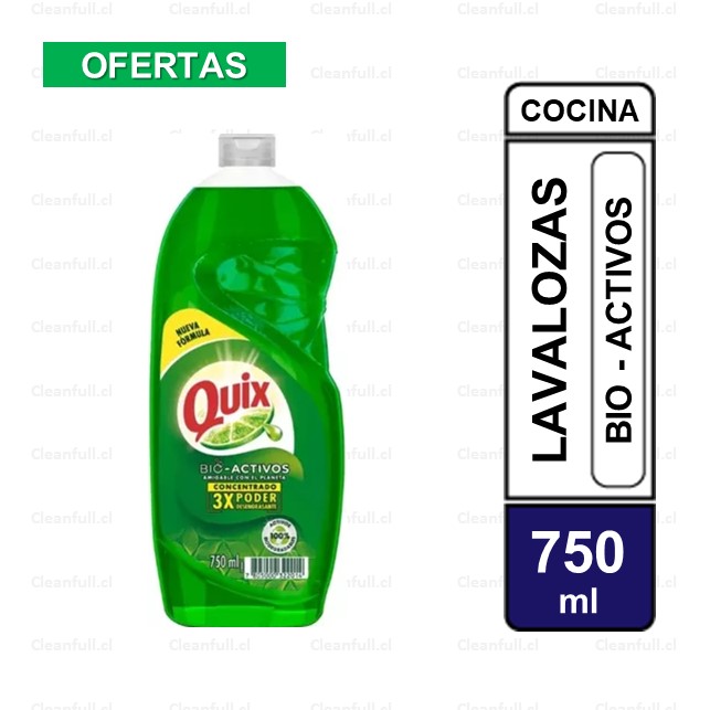 LAVALOZAS QUIX BIO ACTIVOS LIMON 750 ML