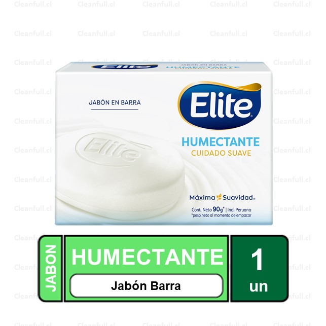 JABON BARRA ELITE HUMECTANTE  SUAVE 90G