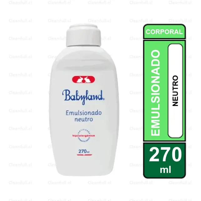 EMULSIONADO NEUTRO BABYLAND HIPOALERGENICO 270ML