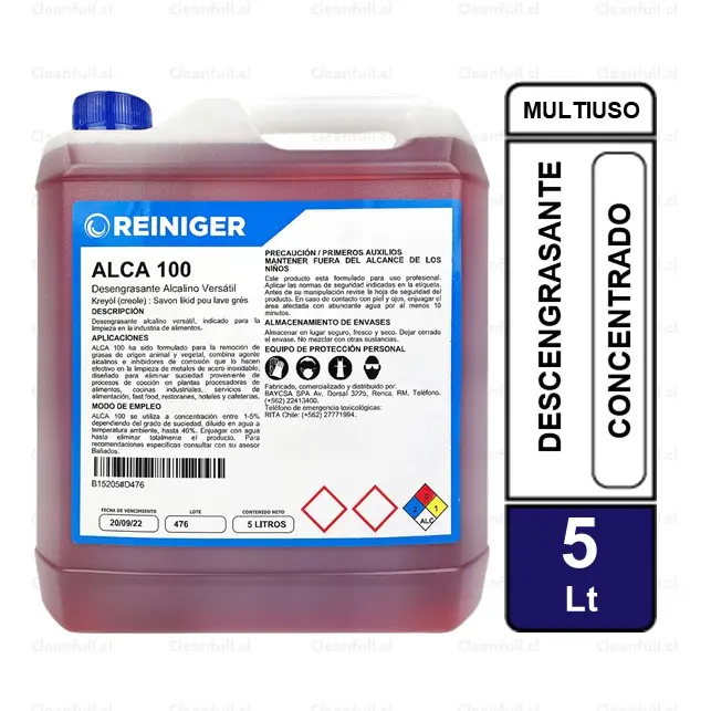 DESENGRASANTE  ALKA 5LT