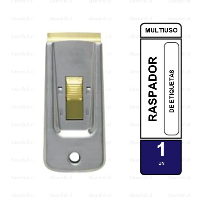 RASPADOR DE ETIQUETAS METALICO