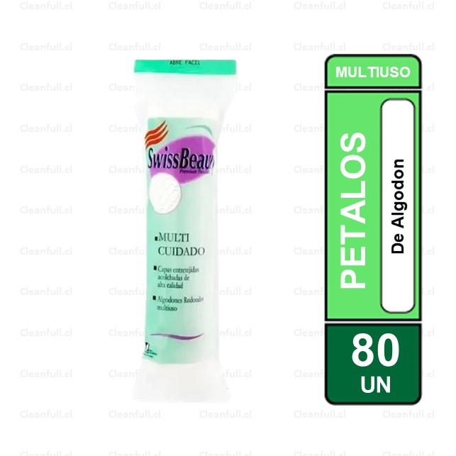 PETALOS FACIAL SWISS BEAUTY 80 UN