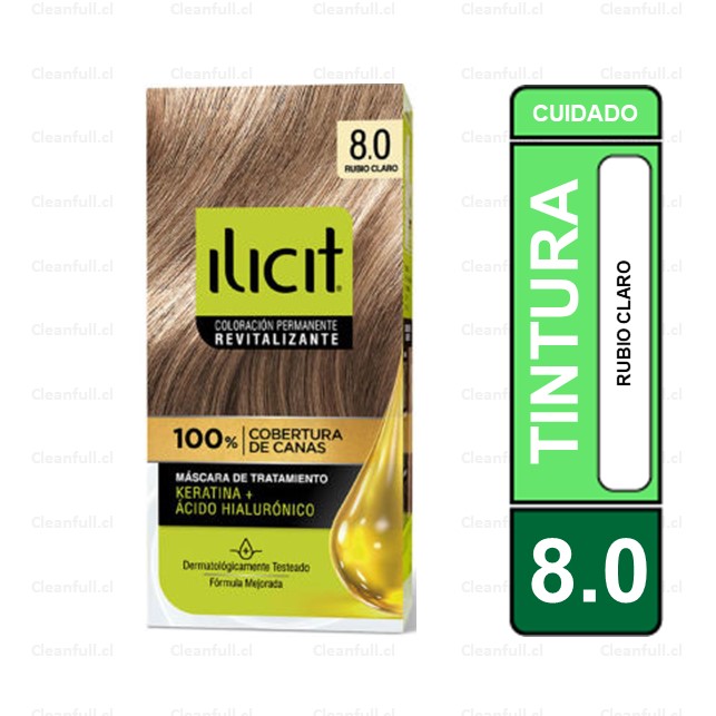 ILICIT TINTURA 47 GR 8.0 RUBIO CLARO