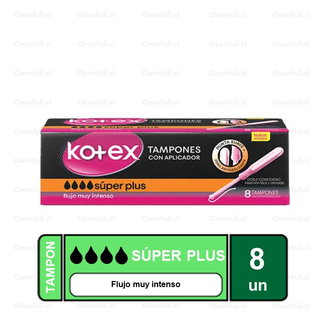 TAMPON  KOTEX SUPER   8UN