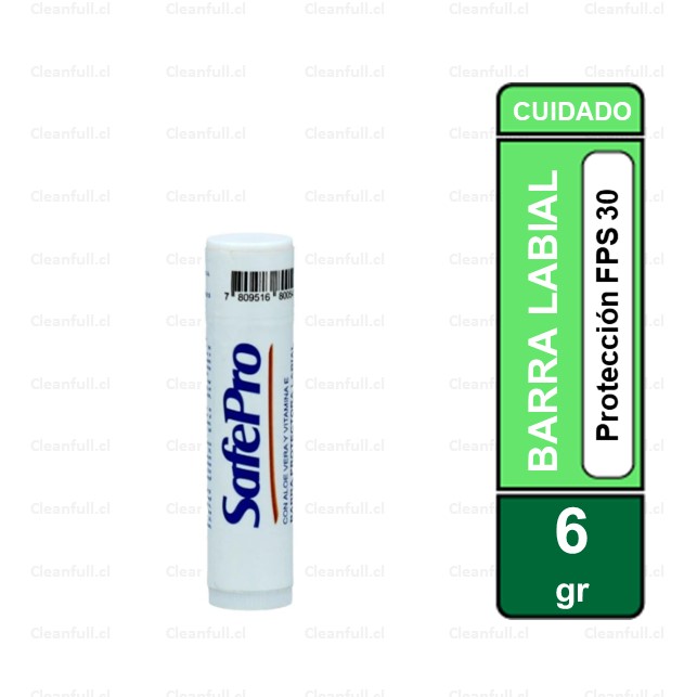 BARRA PROTECTORA LABIAL SAFEPRO FPS 30  6GR
