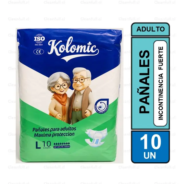 PAÑALES ADULTO KOLOMIC L 10 UN