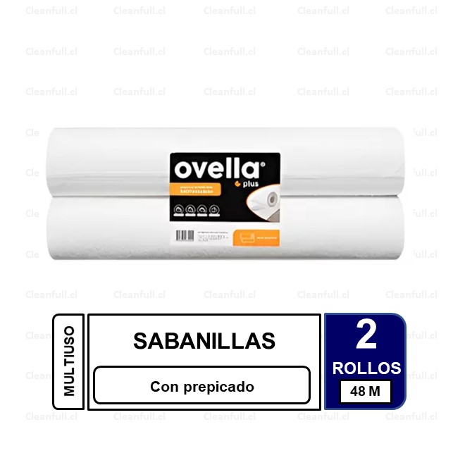 SABANILLA DE PAPEL OVELLA PLUS 2UN 48MT