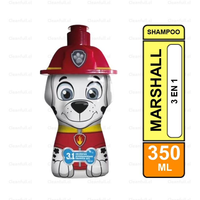 SHAMPOO 3 EN 1 PAW PATROL MARSHALL 350 ML