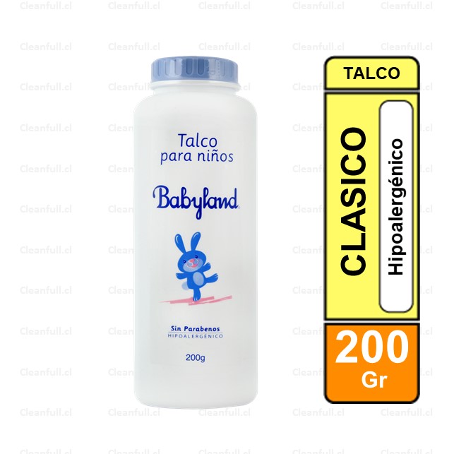 TALCO BABYLAND HIPOALERGENICO PARA ÑIÑOS 200 GR