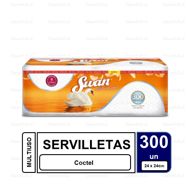 SERVILLETA SWAN 300 UN