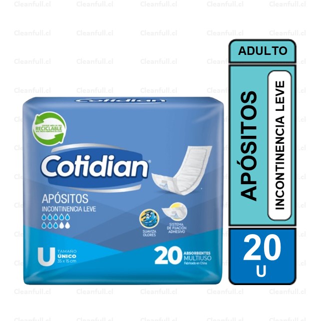 APOSITOS ADULTO COTIDIAN REGULAR  20 UN