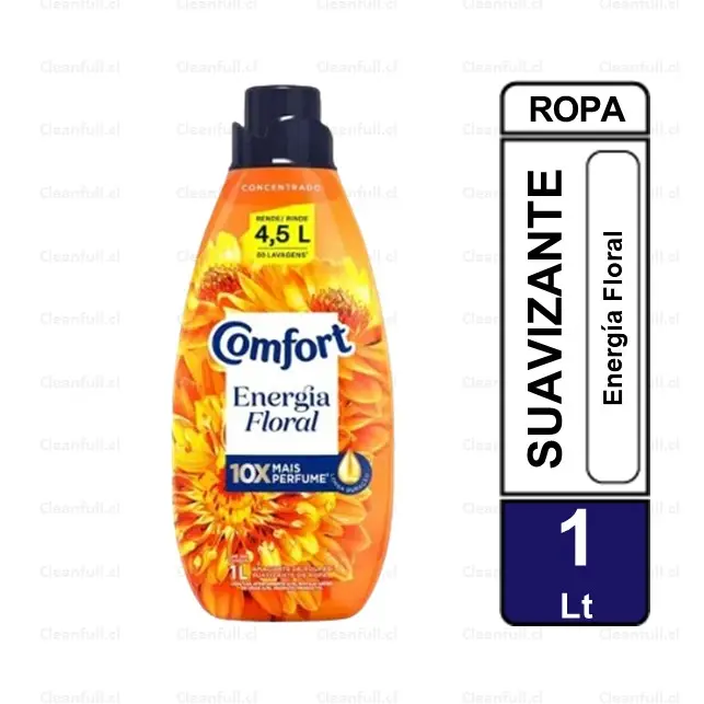 SUAVIZANTE ROPA COMFORT ENERGIA FLORAL 1L