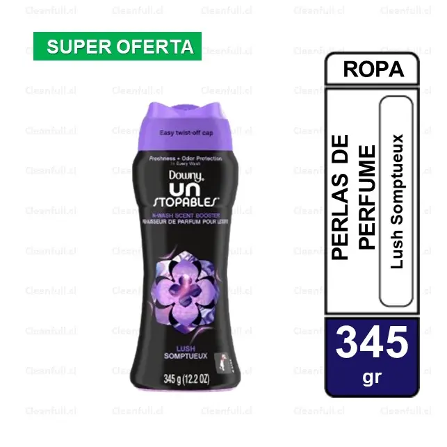 PERLAS DE PERFUME DOWNY UNSTOPABLES LUSH 345G