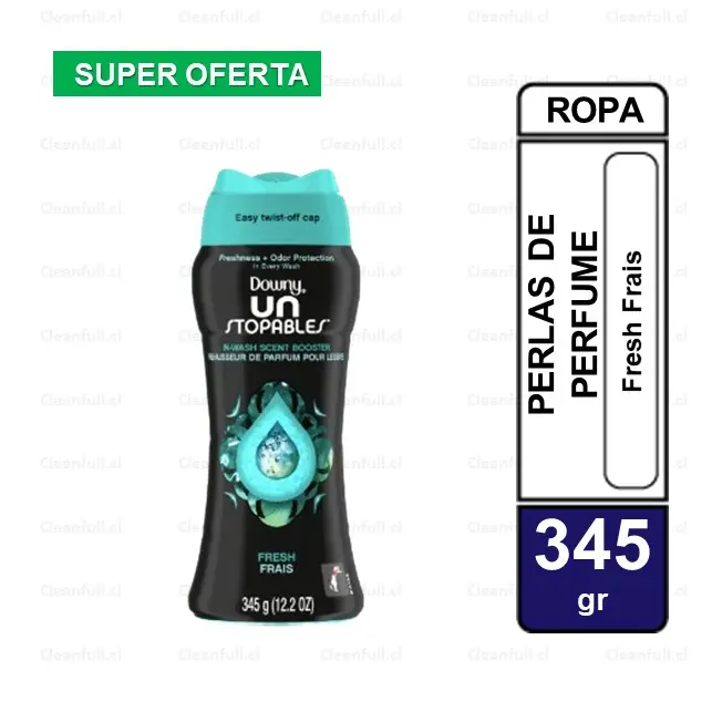 PERLAS DE PERFUME DOWNY UNSTOPABLES FRESH 345G