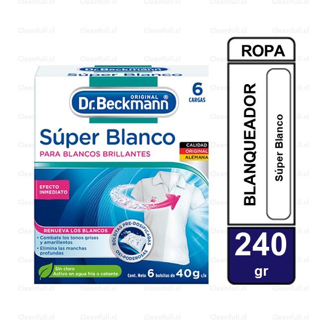 BLANQUEADOR SUPER BLANCO DR BECKMANN 240G